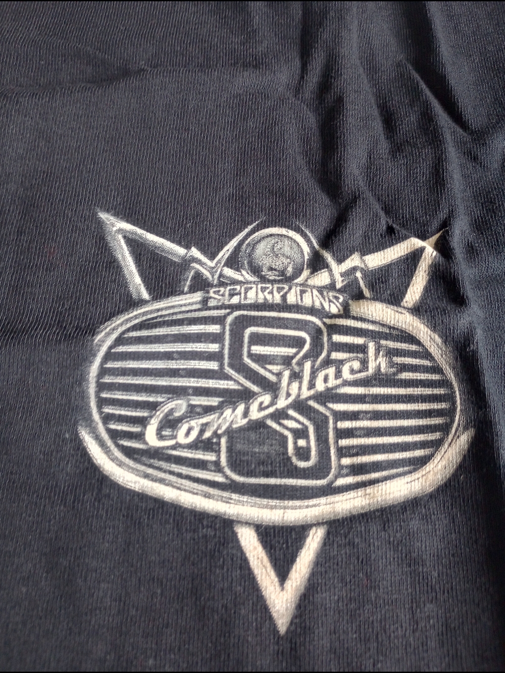 Scorpions Comeblack Tour 2012 Black Crewneck Tee - 2X